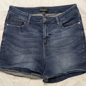 Judy Blue Women's Dark Wash Jean Shorts